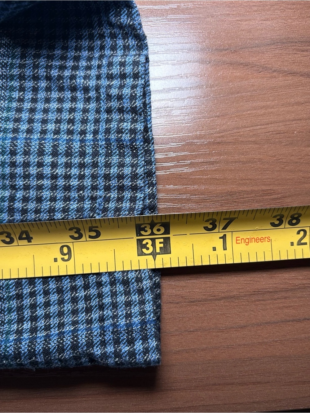 Sundance Blue Plaid Cropped Pants Boho Artisan Trouser Ankle Pants Casual Chic - Picture 9 of 9